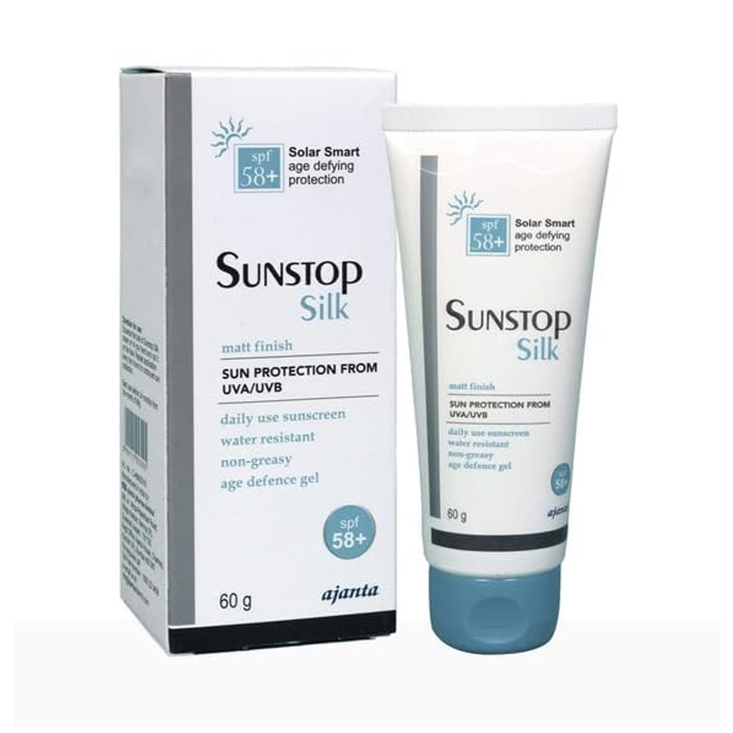 Sunstop Silk SPF 58+ Sunscreen Cream 60 gm