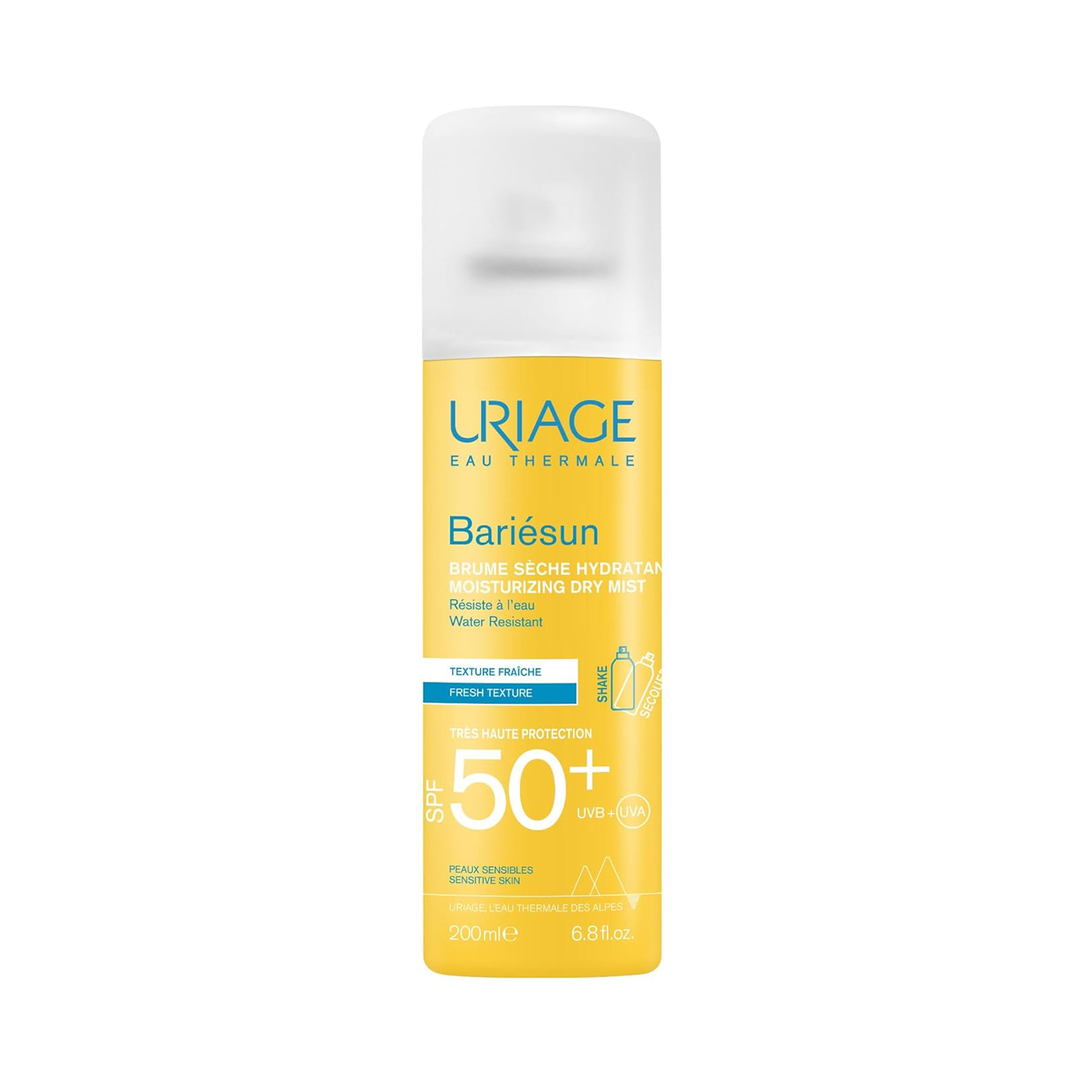 Uriage Bariesun Moisturizing Dry Mist Face and Body Sunscreen Spray