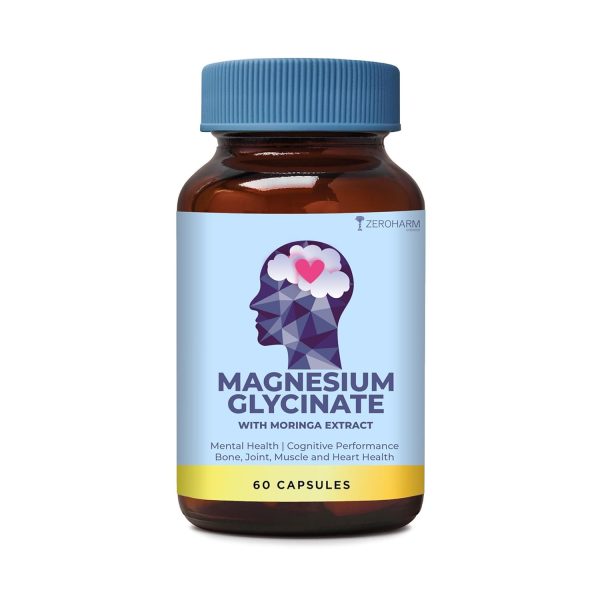 Zeroharm Magnesium Glycinate Capsules (60 Capsules)