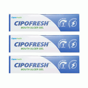 Cipofresh Mouth Ulcer Gel 12 g (Pack of 3)