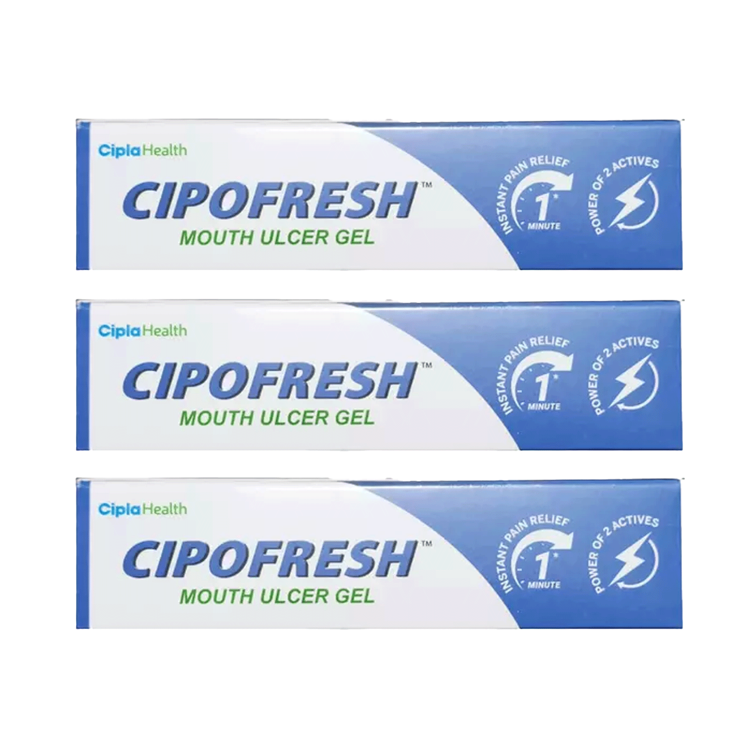 Cipofresh Mouth Ulcer Gel 12 g (Pack of 3)