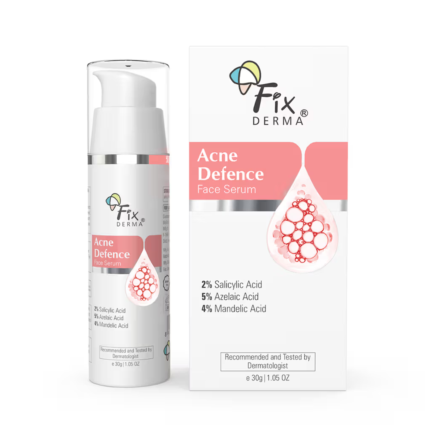 FixDERMA Acne Defence Face Serum (30g)