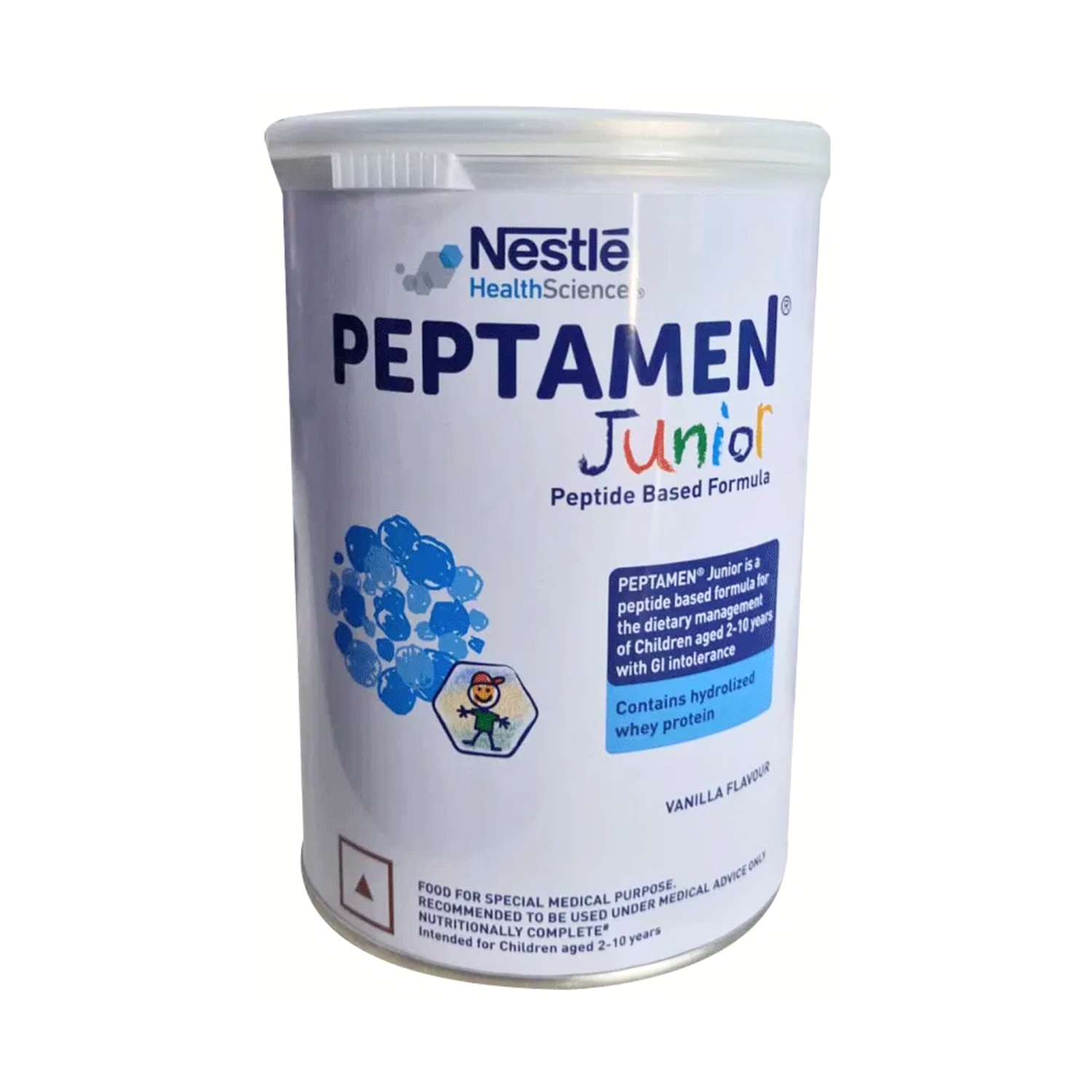 Nestle Peptamen Junior Peptide Based Diet Powder – Vanilla Flavour 400 gm (Tin)