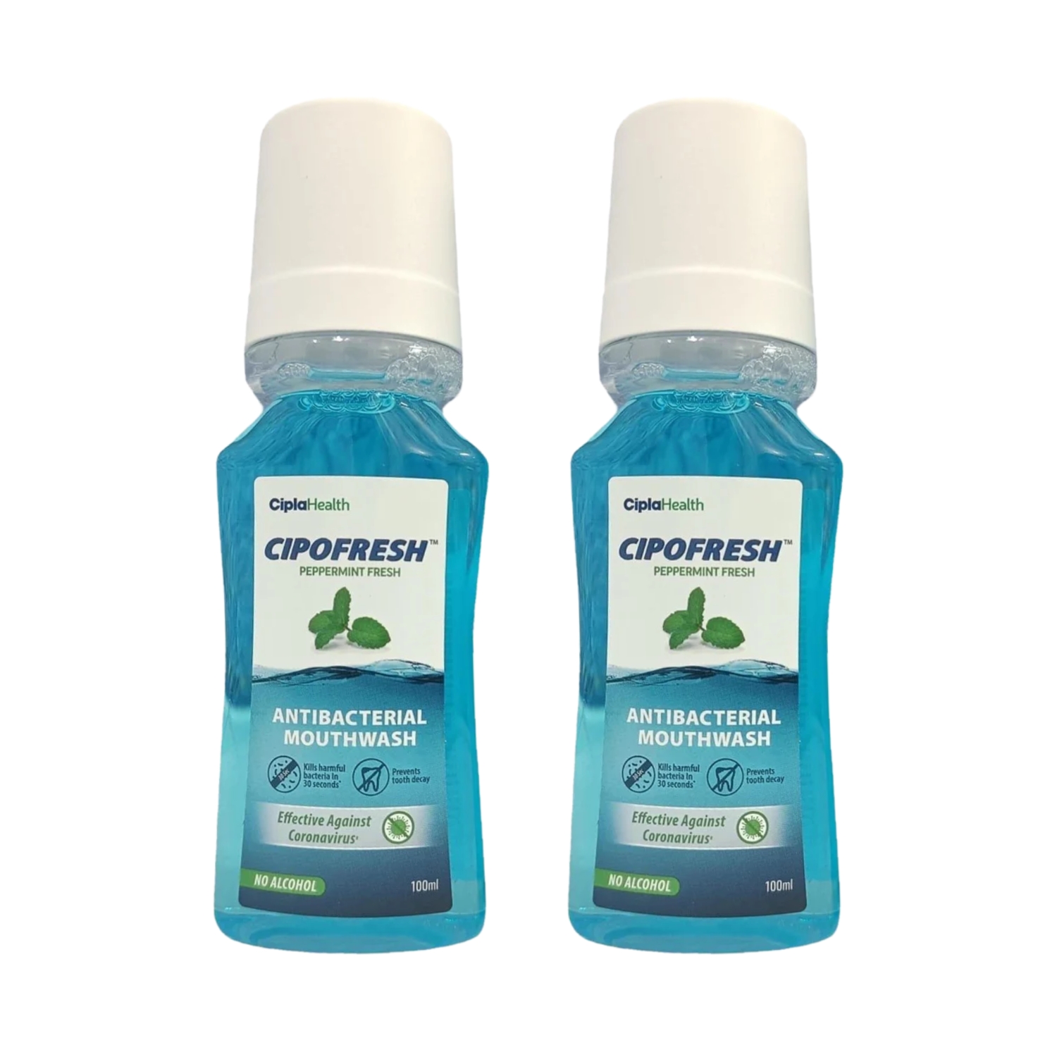 Cipofresh Anti-bacterial Mouth Wash 100 ml (Pack of 2)