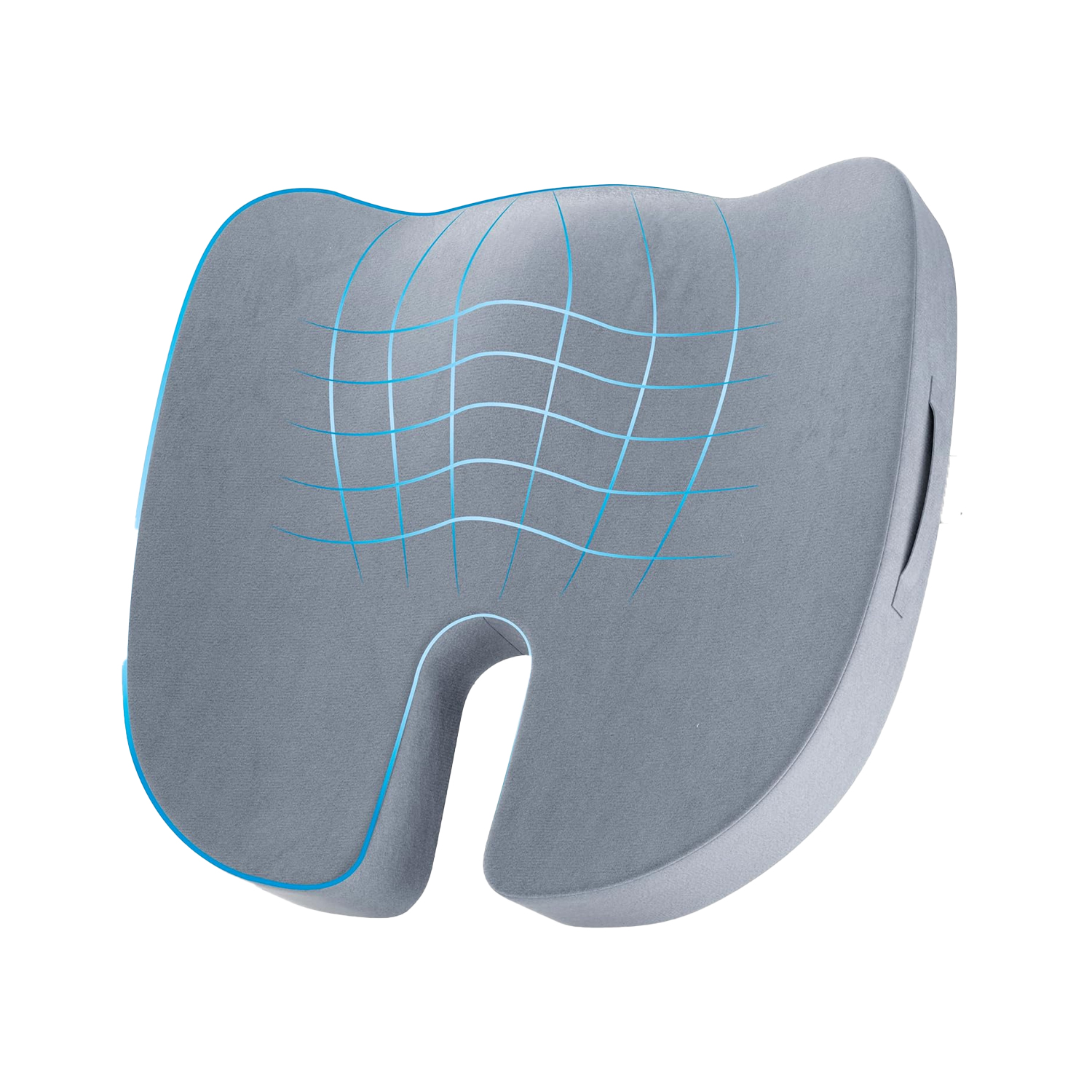 Fovera Tailbone Pain Seat Support (Velvet Grey)