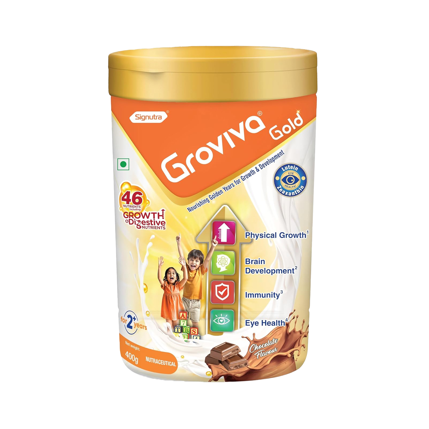 Groviva Gold Nutritional Powder for Growth and Development of Kids 2+ Years