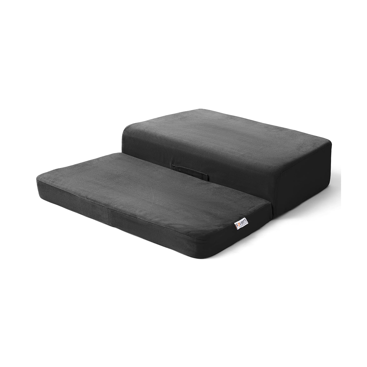 Fovera Meditation Step Cushion (Velvet Dark Grey)