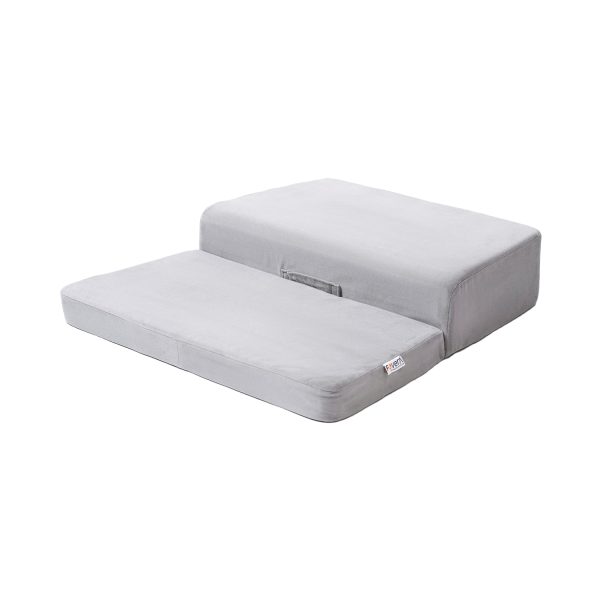 Fovera Meditation Step Cushion (Velvet Grey)