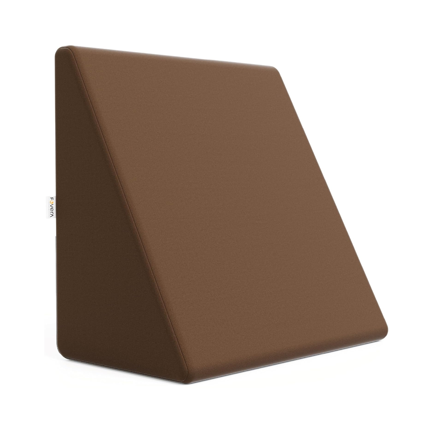Fovera Adjustable Acid Reflux Bed Wedge Orthopedic Support (Velvet Brown) - Medium 11 Inches