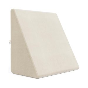 Fovera Adjustable Acid Reflux Bed Wedge Orthopedic Support (Velvet Cream) - Medium 11 Inches