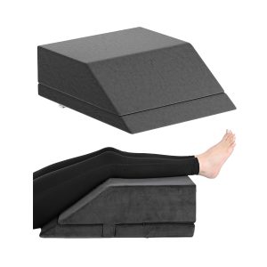 Fovera Leg Elevation Support (Velvet Dark Grey) - Adj