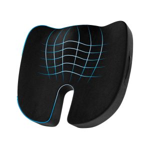 Fovera Tailbone Pain Seat Support (Velvet Black)