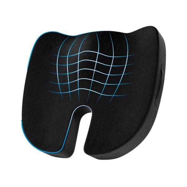Fovera Tailbone Pain Seat Support (Velvet Black)