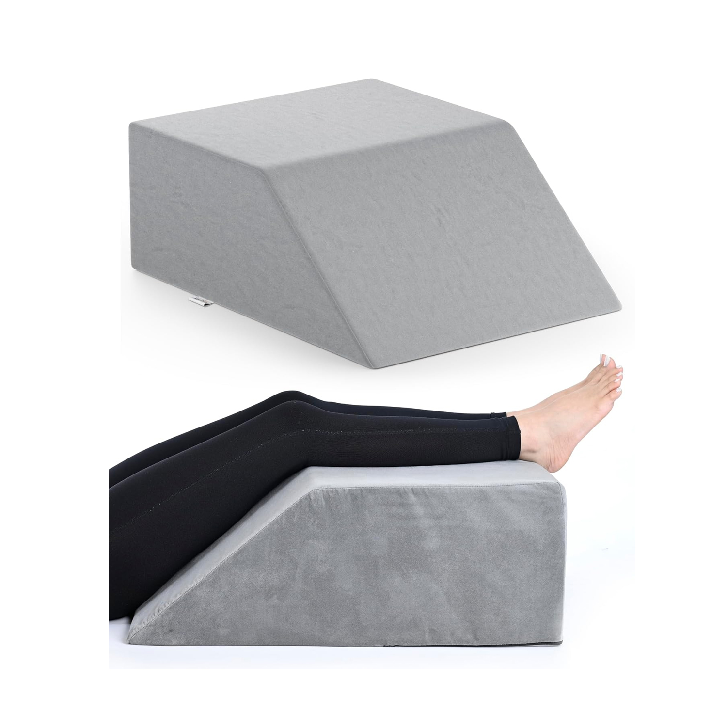 Fovera Leg Elevation Support (Velvet Grey) - Large